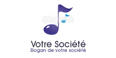 Creation logo notes de musique #18621